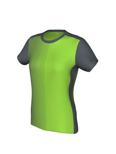 Maglia Fitness Femminile Grafica Definita Personalizzabile - Stile 012