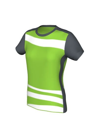 Maglia Fitness Femminile Grafica Definita Personalizzabile - Stile 011
