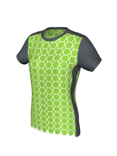 Maglia Padel Femminile Grafica Definita Personalizzabile - Stile 006
