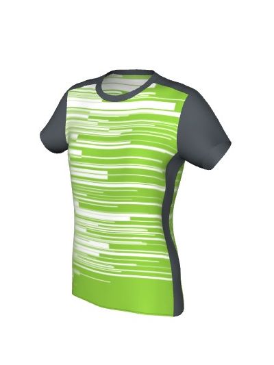 Maglia Padel Femminile Grafica Definita Personalizzabile - Stile 009